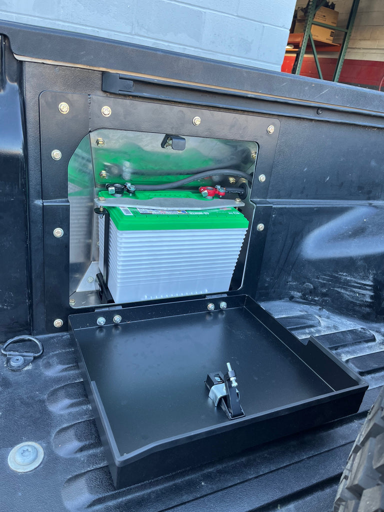 JD Fabrication Tacoma 05-23 Bedside Storage/Battery Relocation Boxes