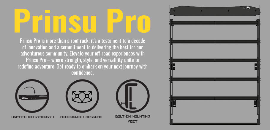 Prinsu PRO 2005-2023 Tacoma Cab Rack