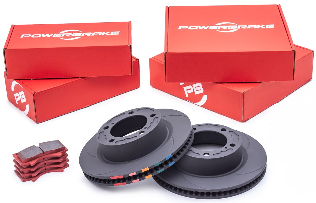 PowerBrake D-Line 2005+ Tacoma Rotor and Pad Kit