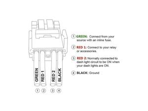 Cali Raised Toyota Backup Lights TALL Switch